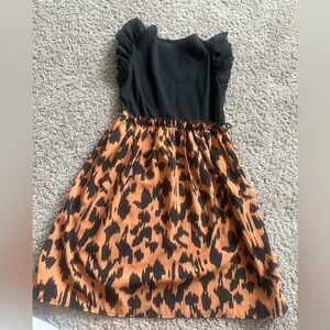 Stylish Black and Brown Kids Dress